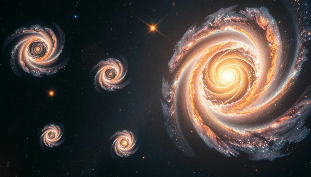 Galaxienentwicklung und dunkle Materie