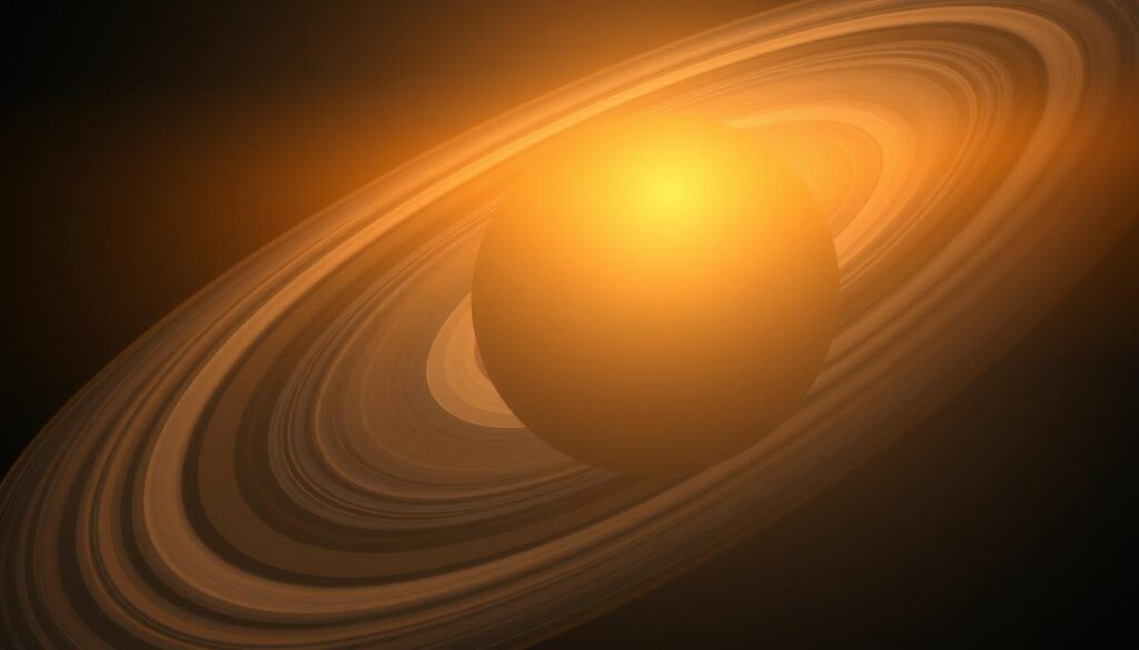 Saturns Ringspeichen und Propeller-Strukturen