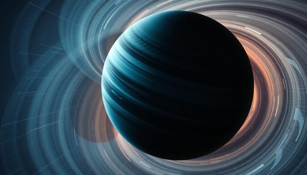 Uranus Magnetfeld Visualisierung